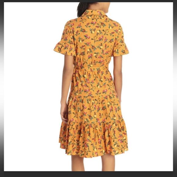 Donna Morgan Zenith multi fruit cotton dress size 8, NWT - Picture 2 of 12